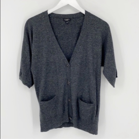 Talbots Lambswool Blend Button Down 3/4 Sleeves Cardigan - Picture 1 of 7